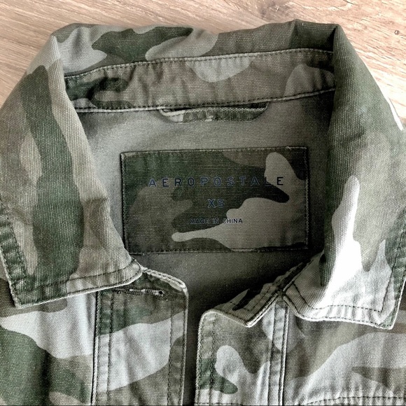Aeropostale Cropped Camo Jacket - Picture 4 of 5